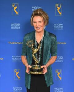 First woman to win the Sports Emmy Lifetime Achievement