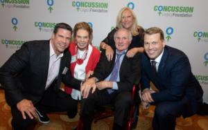 Speaking at Concussion Legacy Foundation with Ted Johnson, Lynn and Nick Buoniconti and Chris Nowinski