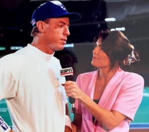 interviewing Troy Aikman